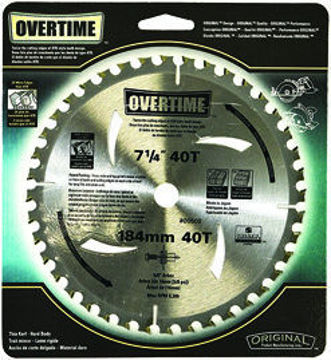 Image de Overtime 7 1/4 in. 40T Saw Blade Packaged